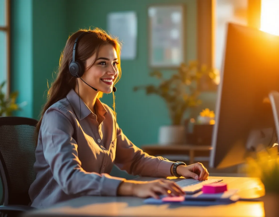 The support specialist who answers the Zaharia Systems help desk